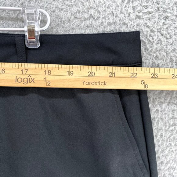 Adidas Shorts Mens 42 Black ClimaLite Golf Chino Activewear Performance Outdoor - Picture 9 of 13